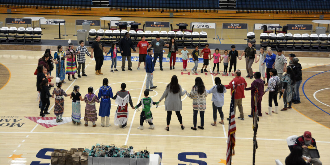 Round Dance at SLCC Powwow