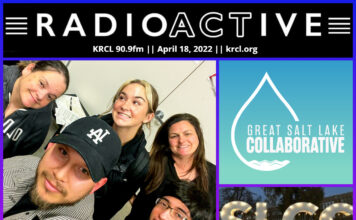 Voices Amplified: April 18, 2022 RadioActive KRCL graphic for April 18, 2022