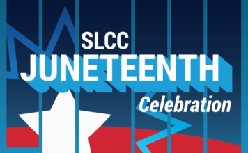 SLCC observes Juneteenth with planned celebration Graphic reads "SLCC Juneteenth Celebration"