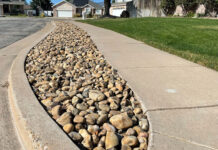 ‘Flip Your Strip’ gaining traction, leading to removal of water-guzzling turf Rocks decorate a parking strip