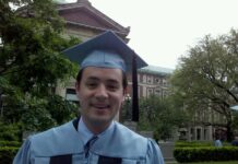 More people are waiting to start college. How does that look for some students? Columbia University graduate Carlos Mayorga wears a cap and gown
