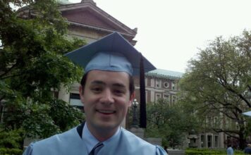 More people are waiting to start college. How does that look for some students? Columbia University graduate Carlos Mayorga wears a cap and gown