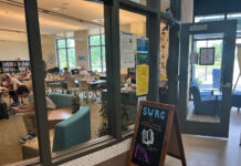 SLCC’s Student Writing and Reading Center bounces back Students sit inside the SWRC