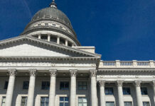 SLCC student helps lead a rally for reproductive rights at Utah Capitol A group of people advocating for women’s reproductive rights gather for a picture on the south steps of the Capitol Building holding posters and signs