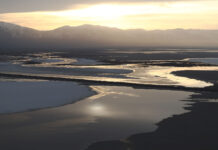 Lake questions: Can we bring water from the ocean to the Salt Lake? Sunrise over the Great Salt Lake