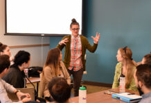 Newly-elected state school board member Sarah Reale wants to get ‘reale’ about education Sarah Reale teaches students in a classroom