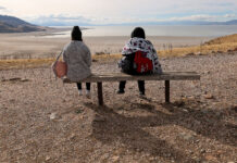 Students get expansive Great Salt Lake experience Two students view shrinking Great Salt Lake