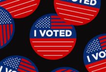 Utah 2022 election update: Republicans win all five federal races Graphic representation of U.S. "I voted" stickers