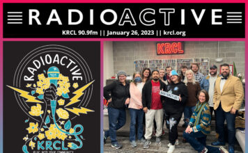 Voices Amplified returns: Jan. 26, 2023 RadioActive KRCL graphic for Jan. 26, 2023
