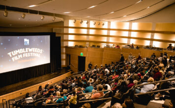 2023 Tumbleweeds film fest arrives in West Jordan on April 22 Crowd seated in auditorium for Tumbleweeds Film Festival