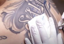 Latter-day Saints speak about their tattoos, taboos in the faith Stockton Barney getting a back tattoo