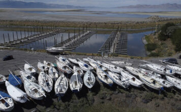 LDS Church says it plans more Great Salt Lake, water conservation measures Rows of boats on land because of low water levels in the Great Salt Lake marina