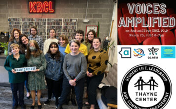Voices Amplified: March 23, 2023 RadioActive KRCL graphic for March 23, 2023