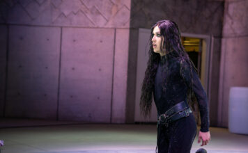 ‘RuPaul’s Drag Race’ alum, local drag queens bring first-of-its-kind show to SLCC Adore Dolano performing on Alder Amphitheater stage