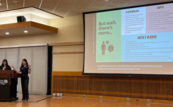 Health center event informs students about contraception, consent Two CHC staffers present information about STIs in Student Event Center