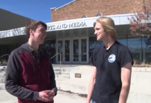 What’s Bruin’ – Students share favorite social media Eli Hansen, left, interviews Payton England