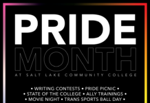 Monthlong series of Pride events returns to SLCC Square graphic for Pride Month events at Salt Lake Community College