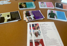Womxn share stories about identity and struggle in new anthology series Information cards and pamphlets placed on a table