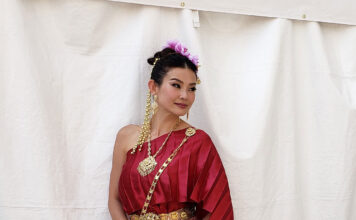 Living Traditions fest invites Utahns to explore world cultures Eve Bradshaw wearing traditional Thai dance garments
