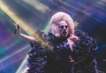 Photos: Trixie Mattel, Icona Pop headline Loud and Queer concert Trixie Mattel strikes a pose while wearing a black dress and boa