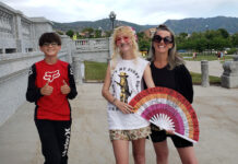 Utah Pride rally and march fosters ‘Unapologetic’ LGBTQ+ community From left to right: Evan, Lillian and Marilee Hawkins