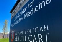 Utah researchers testing potential male birth control gel Sign outside ASCENT Center for Reproductive Care
