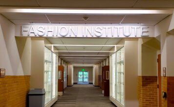 The Fashion Institute arrives at South City campus Fashion Institute hallway at South City campus