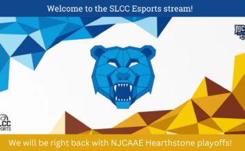 It’s all fun and games with SLCC esports Screenshot of SLCC Esports stream for Hearthstone playoffs