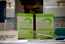 Bruins can now grab free Plan B through two on-campus centers Two boxes of Plan B among other leaflets and handouts