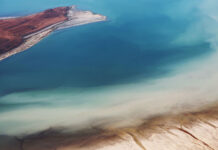 Some Utahns at higher risk of exposure to toxic dust from Great Salt Lake, study finds Aerial view of Great Salt Lake