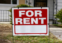 Rising rent costs put a strain on SLCC students Red and white "For Rent" sign standing in front yard of a residence