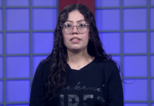 Globe News: Nov. 16, 2023 Ekaterina Vergara Lopez hosting Globe News in a TV studio