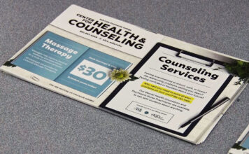 Finals can be tough. Here are some ways to de-stress A pamphlet for the Center for Health and Counseling