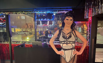 Decoding anti-drag sentiment, locally and in the US Drag queen Trey McEuen dressed as Hysteria while inside a bar