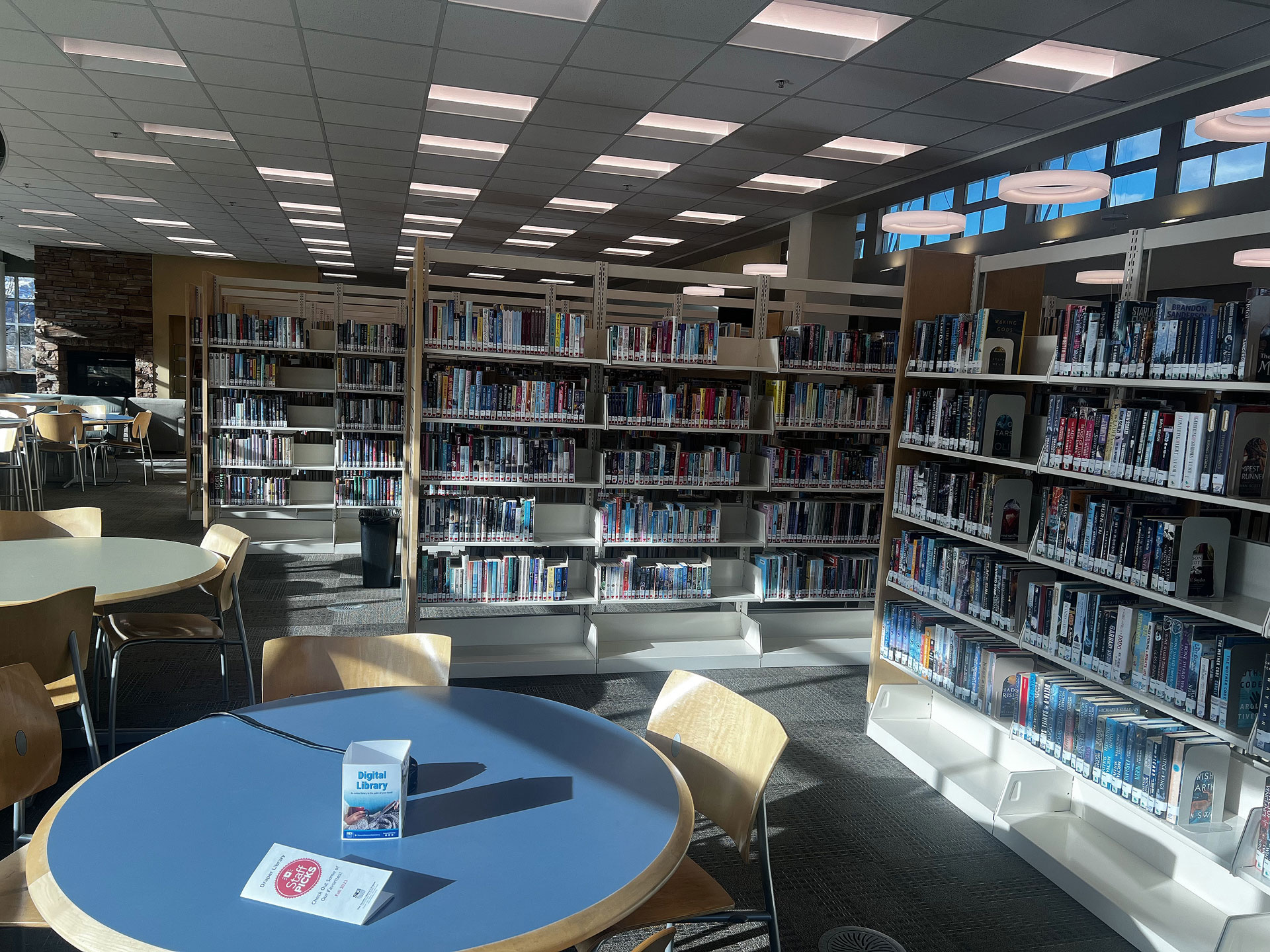 Inside the Draper Library