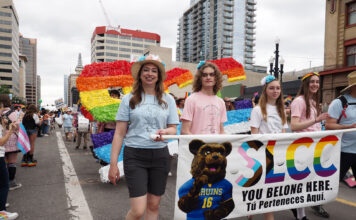 Gender and Sexuality Student Resource Center hopes to add its services to orientation SLCC students and staff walking in the Pride Parade