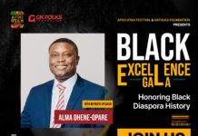 Upcoming gala in Salt Lake City to highlight the African diaspora Graphic for Black Excellence Gala featuring Alma Ohene-Opare as keynote speaker