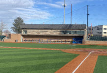 Renovations at SLCC’s baseball stadium finish this week Clubhouse and training area being constructed near a baseball field