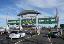 Baseball loves a good curse. Utah is headed right toward one "Rooted in Oakland since '68" sign above entrance to Oakland Coliseum