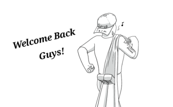 Comic: Welcome back A person, wearing a backwards baseball cap with the words "Spring term" and a shirt with the words "daylight savings" written on the right sleeve, walking while dragging a blanket with a tired person laying on the blanket. Text reads: "Welcome Back Guys! Don't Worry, We're Halfway There"
