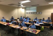 What it’s like to be a mortuary science student at SLCC Students dressed in medical scrubs and face shields