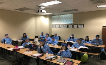 What it’s like to be a mortuary science student at SLCC Students dressed in medical scrubs and face shields