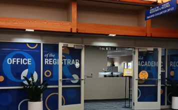 How orientation prepares students for the semester Entrance to campus registrar's office