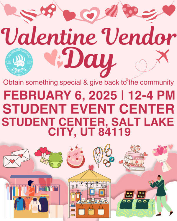Flyer entailing further details about Valentine Vendor Day