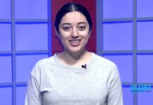 Globe News: March 20, 2025 Estrella Carlos hosting a news show in the TV studio