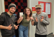Beyond the Screen: Understanding Gen Z’s relationship with social media SUU students Nathaniel Buck, left, Brynn Smith and Gabriel Small