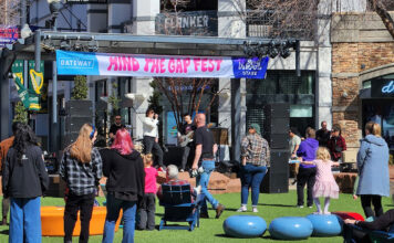 Mind the Gap Festival returns to celebrate women’s pay equality Punk band playing music in front of an outdoor audience