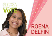 SLCCSA elections: Meet the candidates for 2025-26 SLCCSA candidate poster for Roena Delfin