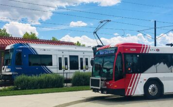 SLCC and UTA working to improve transit for students A UTA Bus Bridge and Red Line at Sugar Factory Road Station