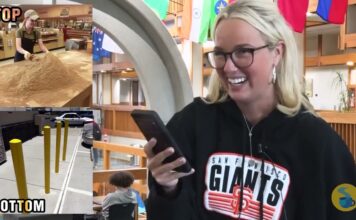 What’s Bruin’ – Real or AI? Student considering which image is generated by AI